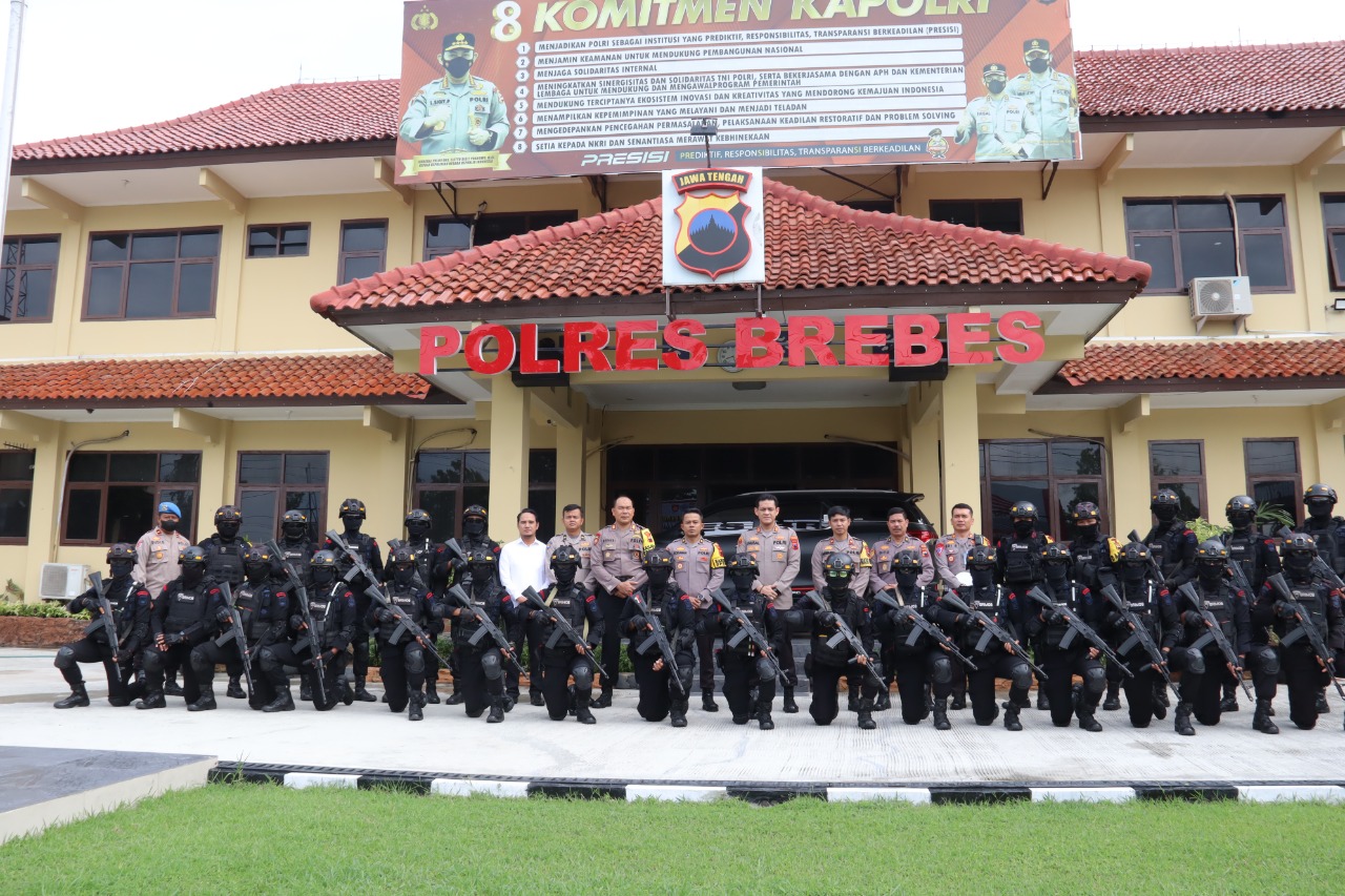 Pasukan BKO Brimob Dikembalikan, Kapolres Brebes Sampaikan Terimakasih. 6 IMG 20230102 WA0072