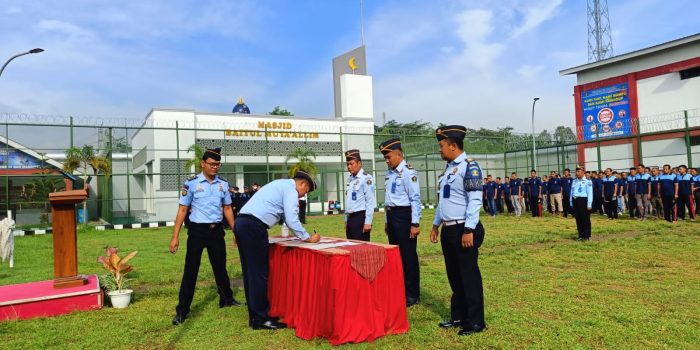 Rutan Kelas IIB Boyolali Laksanakan Upacara Penandatanganan Janji Kinerja 2023 dan Pencanangan Zona Integritas. 8 IMG 20230124 WA0093