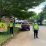 Upaya Cegah Laka Lantas, Satlantas Polres Majalengka Pasang Spanduk Himbauan Rawan Laka