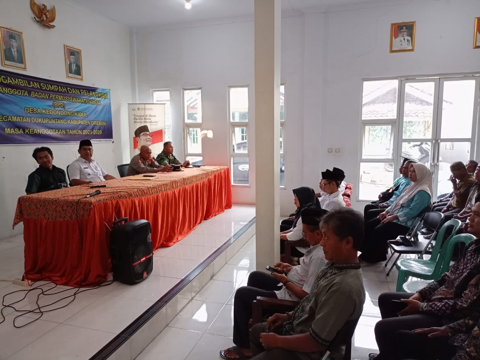 Camat Dukuhpuntang Lantik BPD Desa Kedongdong Kidul Masa Bakti 2023-2029, Di Aula Kantor Desa Kedongdong Kidul. 9 IMG 20230324 WA0087
