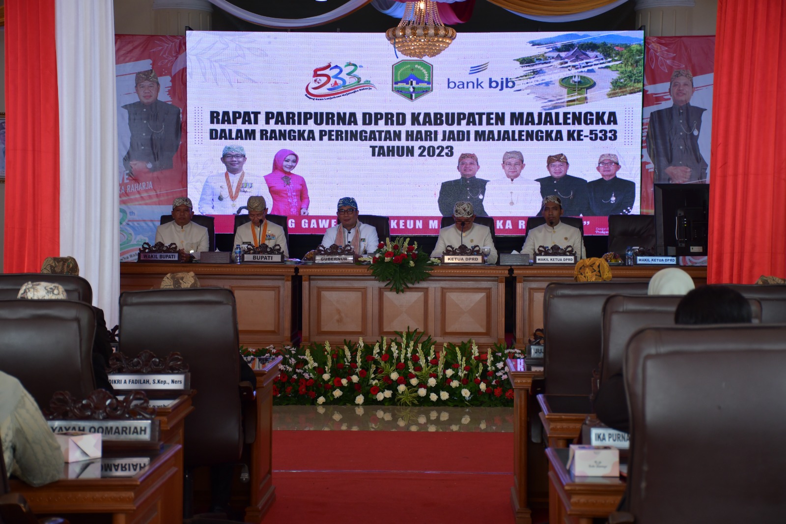 Momentum Hari jadi Majalengka ke-533, "Dan Gelar Rapat Paripurna DPRD.di Pendopo 9 IMG 20230607 WA0065