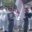 Kirab Pemilu 2024 Pertama Di Kota Cirebon, Jawa Barat.