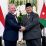 Presiden Prabowo Sambut Raja Abdullah II ibn Al Hussein di Istana Merdeka
