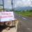 Jalan di buat asal asalan menghindari kerusakan pemborong memasang rambu lalulintas