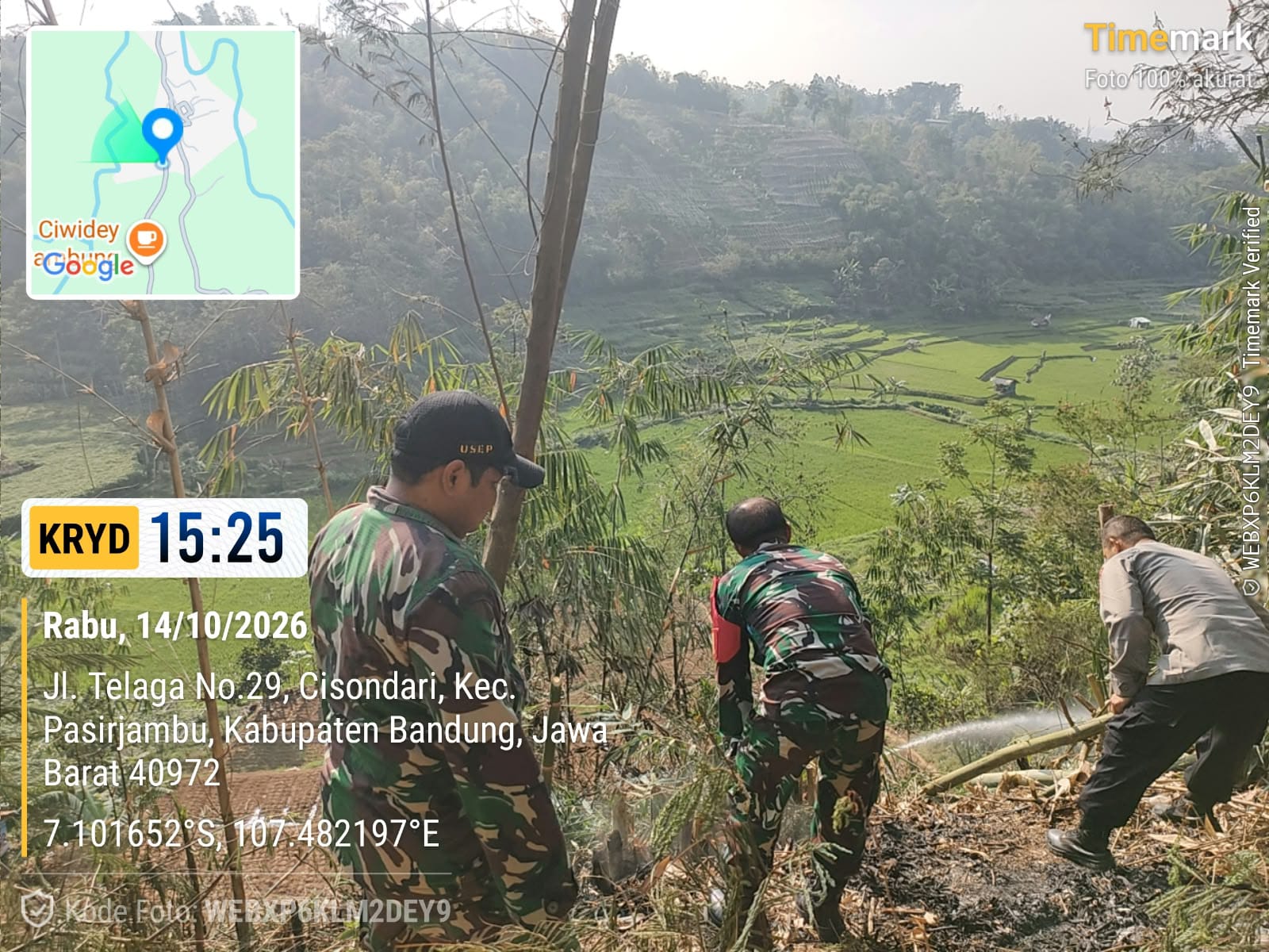 Lahan Bambu 100 Tumbak di Pasirjambu Bandung Terbakar Gara-Gara Bakar Ilalang 11 IMG 20261014 WA0054