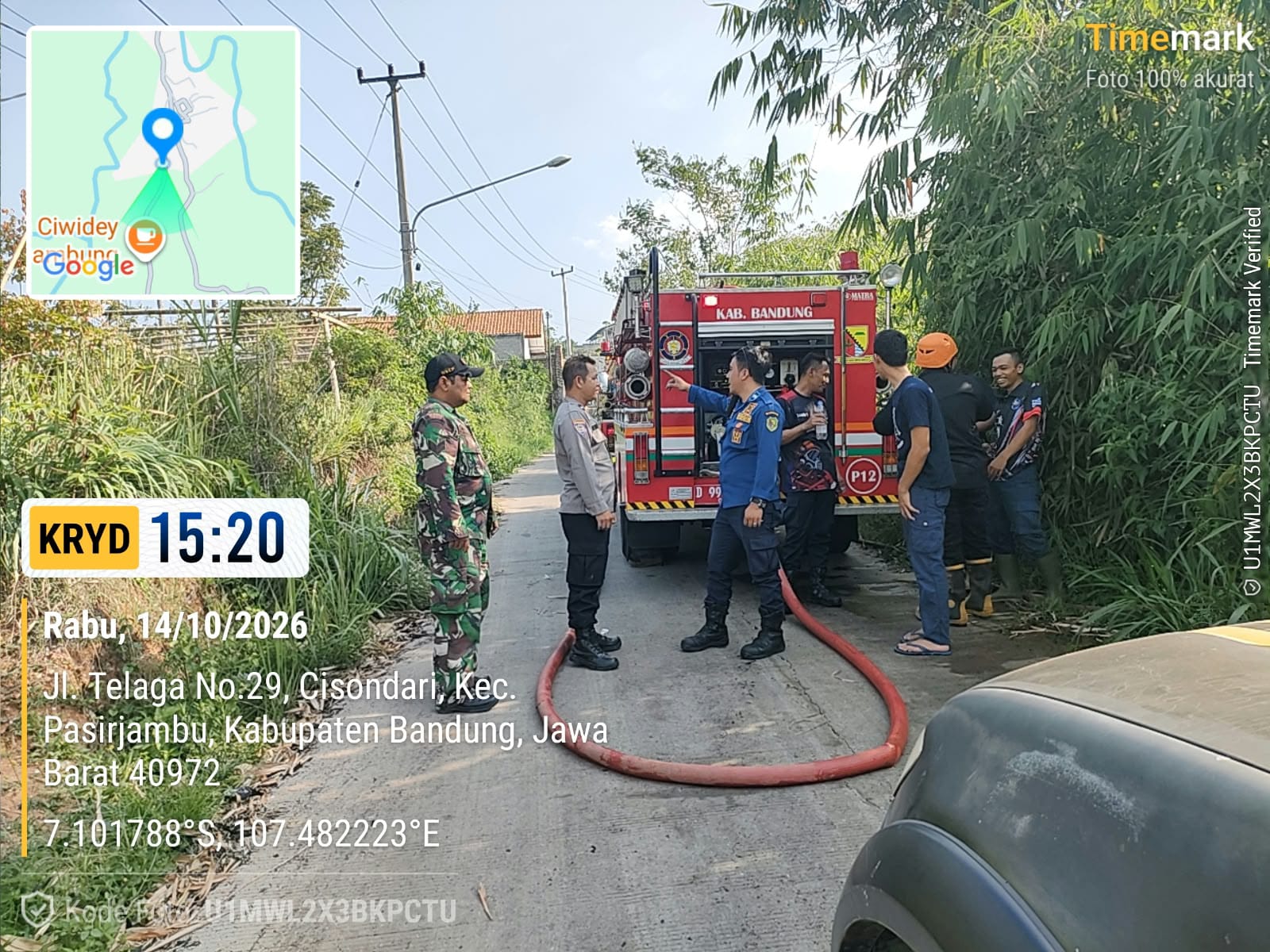Lahan Bambu 100 Tumbak di Pasirjambu Bandung Terbakar Gara-Gara Bakar Ilalang 15 IMG 20261014 WA0055