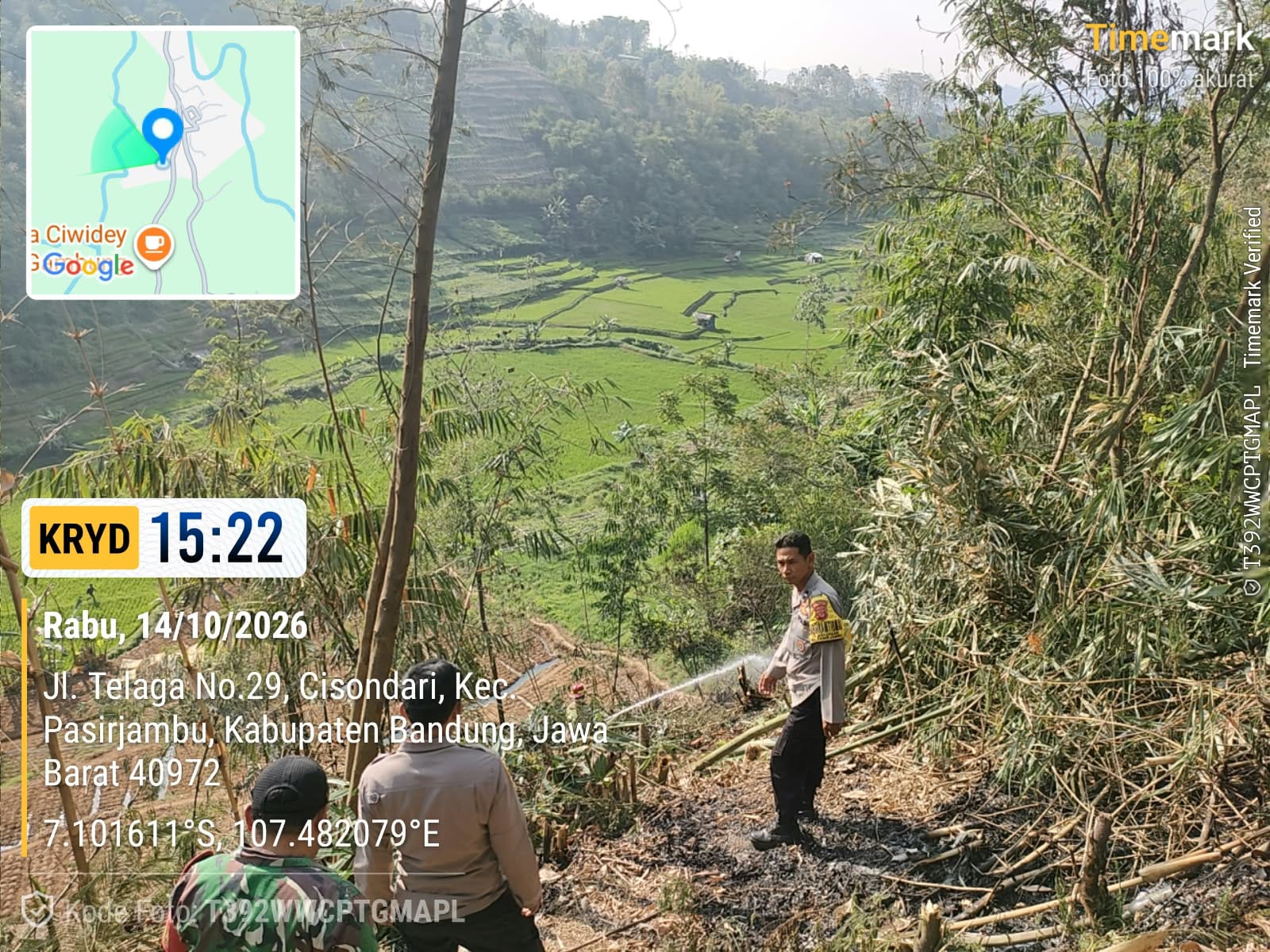 Lahan Bambu 100 Tumbak di Pasirjambu Bandung Terbakar Gara-Gara Bakar Ilalang 13 IMG 20261014 WA0056 1